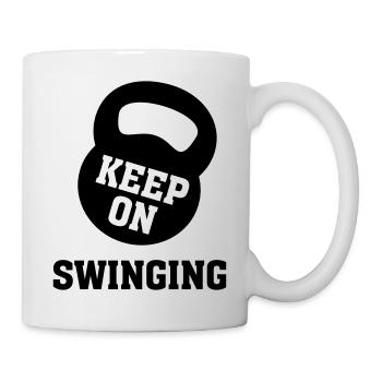 Keep On Swinging - Mug - white - Right