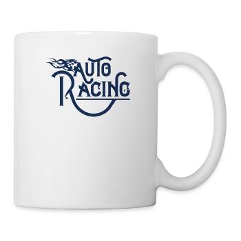 Pilote de course - Mug blanc - blanc - Droite