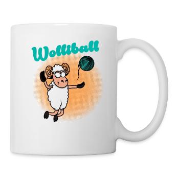 balle Wolli - Mug blanc - blanc - Droite