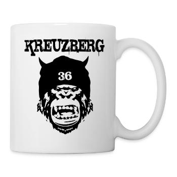 Kreuzberg - Tasse - Weiß - Rechts