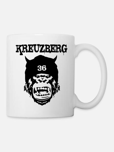 Kreuzberg - Tasse - Weiß