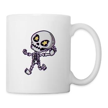 Skeleton bone dead halloween kids gift - Mug - white - Right