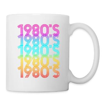1980's 80's - Mug - white - Right