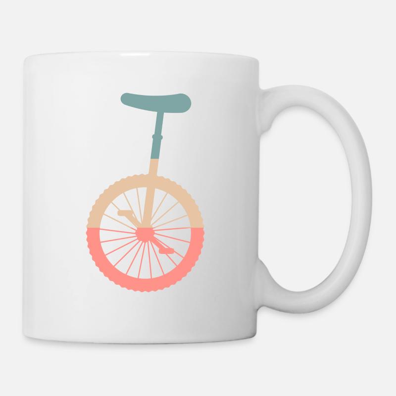 Einrad Kunstrad Zirkus Geschenkidee - Tasse - Weiß