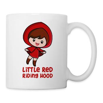 Petit chaperon rouge - Mug blanc - blanc - Droite