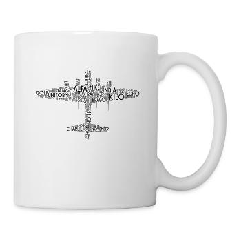 Radio alphabet - Mug - white - Right