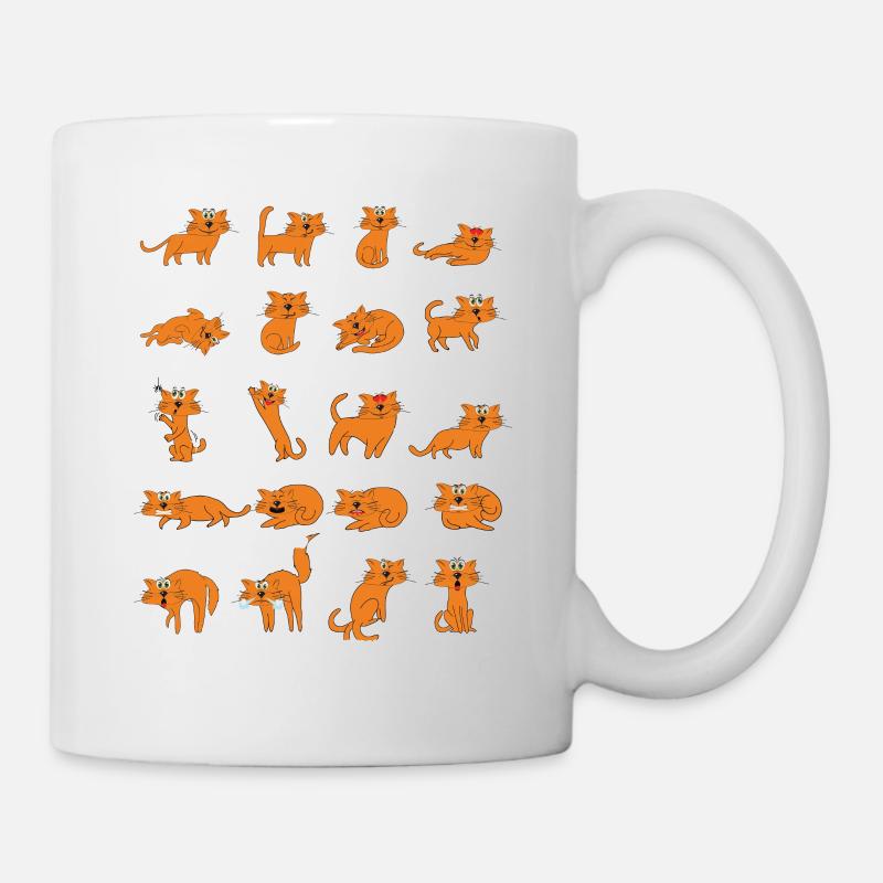Cadeau chat chats - Mug blanc - blanc