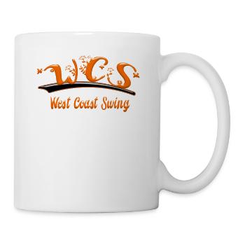 West Coast Swing Dance Geschenk T-Shirt - Tasse - Weiß - Rechts