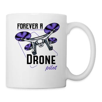 drones - Mug blanc - blanc - Droite