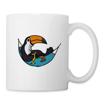 Heure du hamac Tucan Heure du hamac Toucan - Mug blanc - blanc - Droite