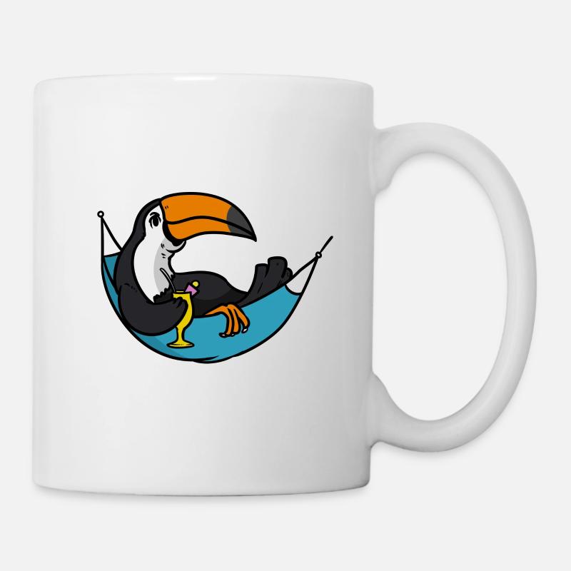 Tucan hammock Time Tucan Hängematte Zeit - Tasse - Weiß