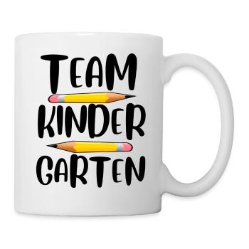 Team Kindergarten - Tasse - Weiß - Rechts