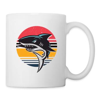 Shark - Tasse - Weiß - Rechts