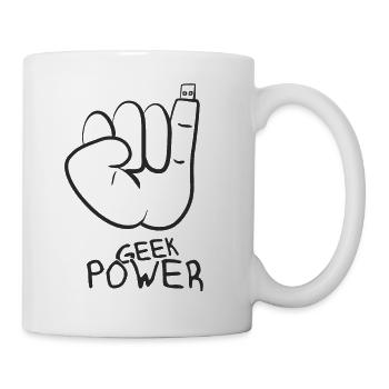 Geek - Tasse - Weiß - Rechts