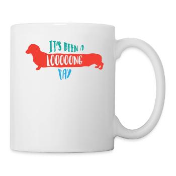 Dachshund Dachshund Teckel Mate Chiot Dachshund - Mug blanc - blanc - Droite