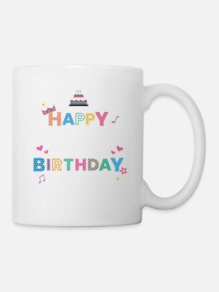 Happy Birthday 10. Geburtstag - Tasse - Weiß