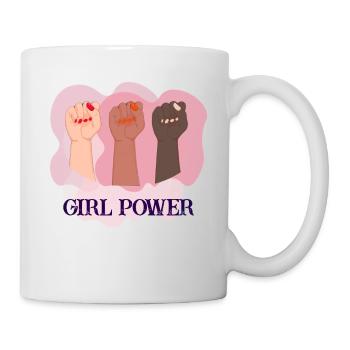 Pouvoir des filles - Mug blanc - blanc - Droite