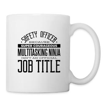 Security Security Guard Tshirt Security Officer - Mug - white - Right