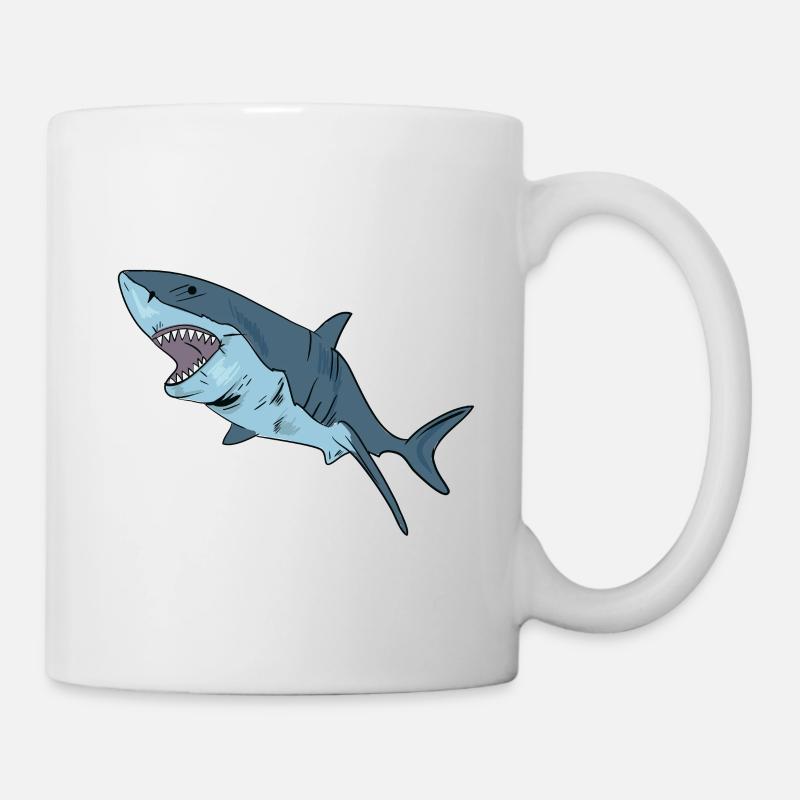 Shark shark - Mug - white