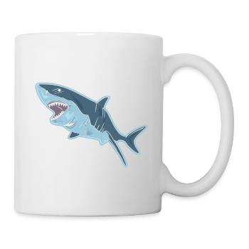 Shark shark - Mug - white - Right