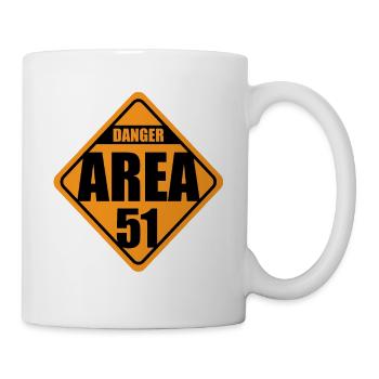 DANGER area 51 - Tasse - Weiß - Rechts