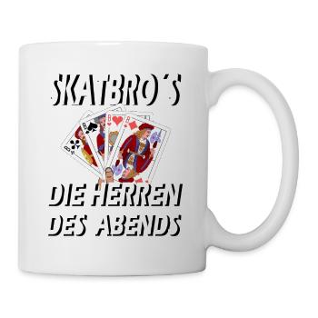 Skat, jeu de cartes, passe-temps, cartes à jouer, drôle, cric - Mug blanc - blanc - Droite