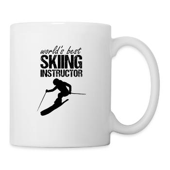 Bester Skilehrer - Tasse - Weiß - Rechts
