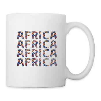 Überall Afrika ! - Tasse - Weiß - Rechts