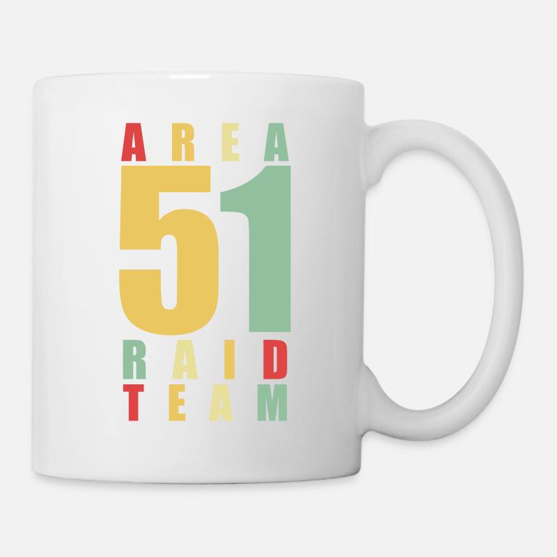 Équipe Area 51 Raid - Mug blanc - blanc