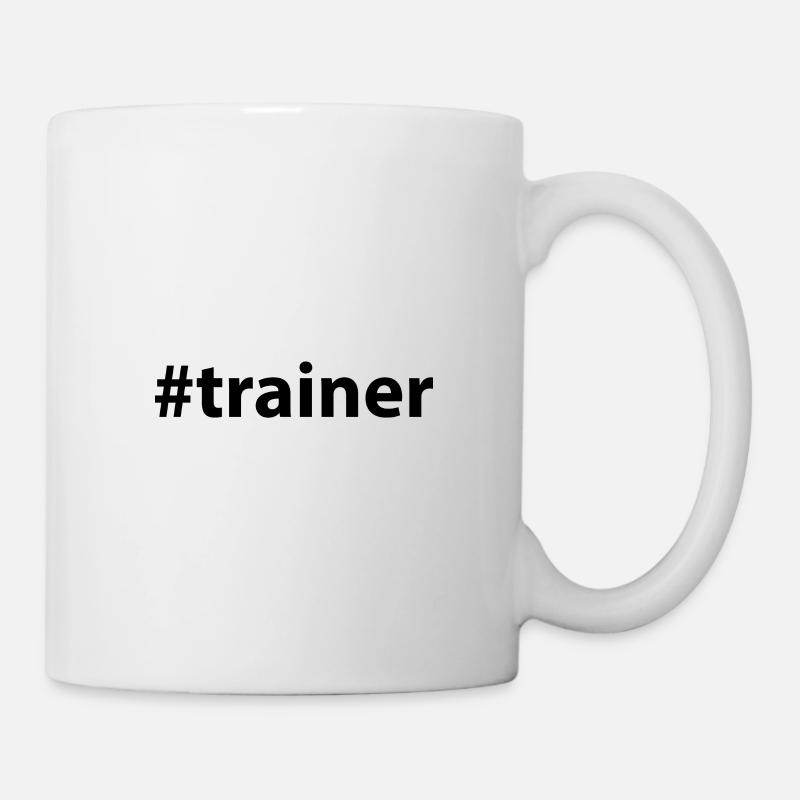 # trainer - Tasse - Weiß