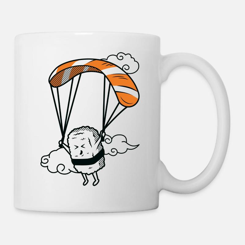 Sushi paraglide paragliding paragliding - Mug - white