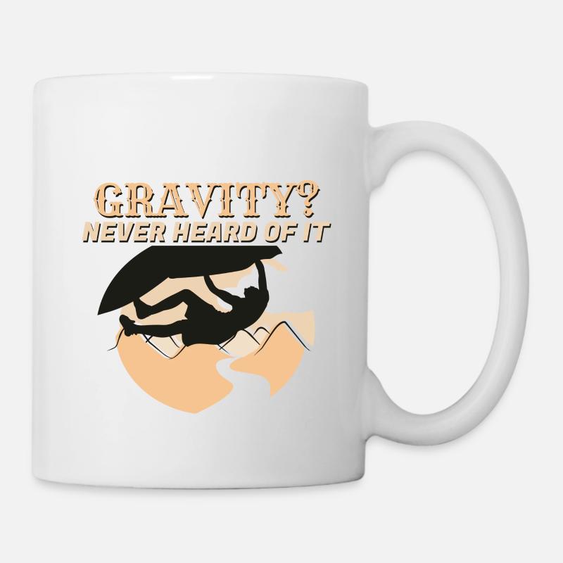 Climbing and gravity - Mug - white