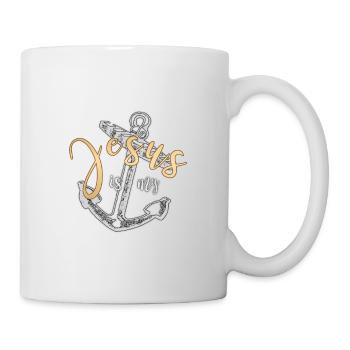 Conception chrétienne - Jésus est mon ancre - Mug blanc - blanc - Droite