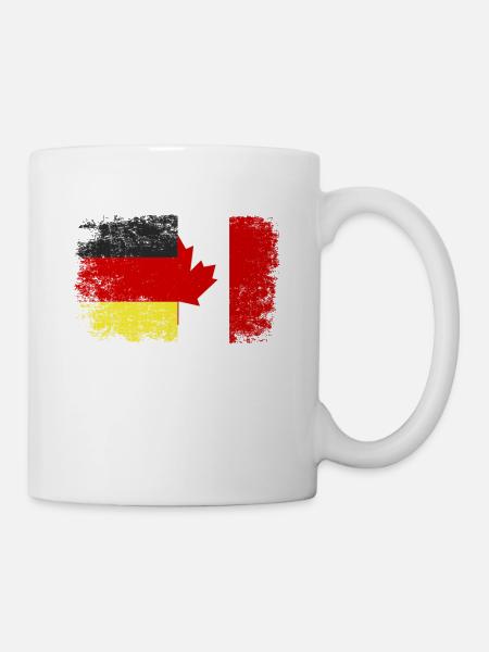 Canada Canada Flag Germany Cool Gift - Mug - white