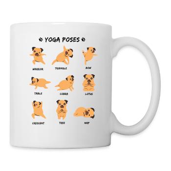 Yoga Poses - Mug - white - Right