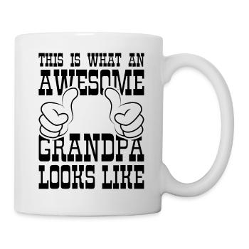 Grandpa grandpa sayings - Mug - white - Right