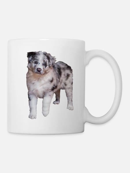 Australian Shepherd - Tasse - Weiß
