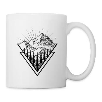 Mountain Fever - Discover the world - Mug - white - Right