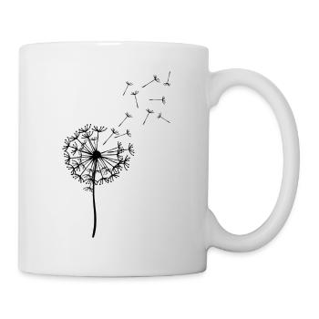 Free and transient like a dandelion - Mug - white - Right