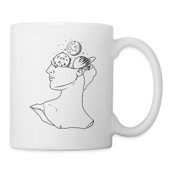 Worlds in the head - Mug - white - Right