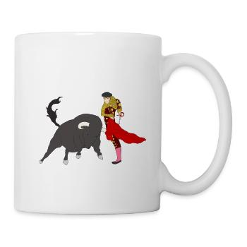 Bullfighting Torero Gift Shirt - Mug - white - Right