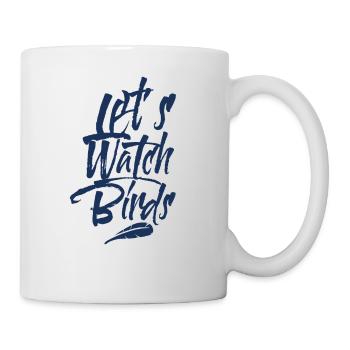 Observer Ornithologie Ornithologue oiseau - Mug blanc - blanc - Droite