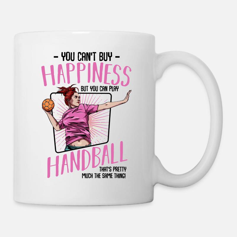 Handball - Tasse - Weiß