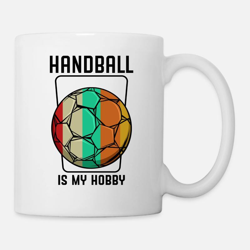 handball - Mug blanc - blanc