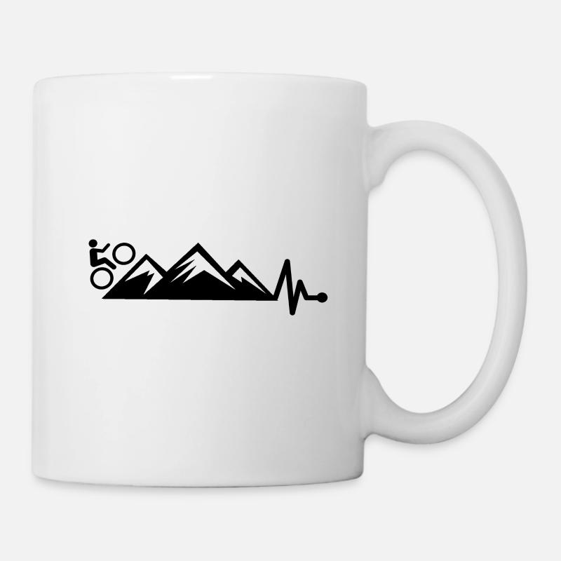 vtt - Mug blanc - blanc