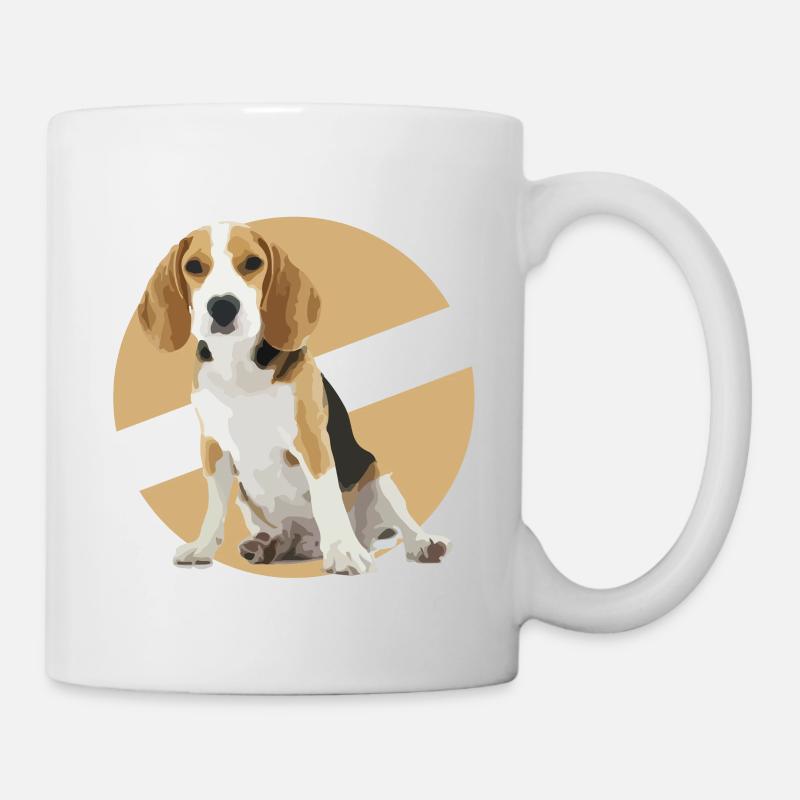 Beagle - Tasse - Weiß