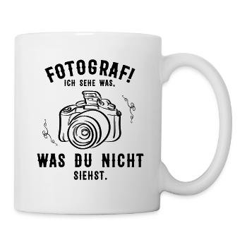 La photographie | Photographes | photographe - Mug blanc - blanc - Droite