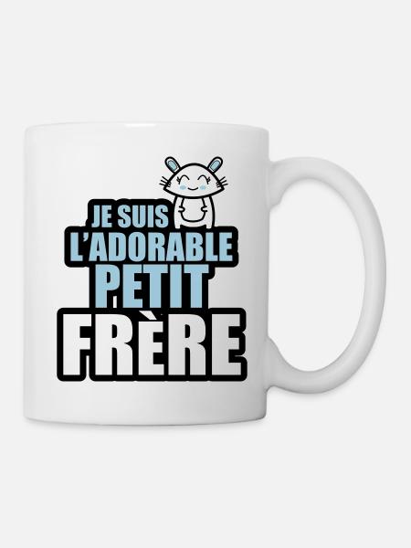 je suis l'adorable petit frère - Mug blanc - blanc