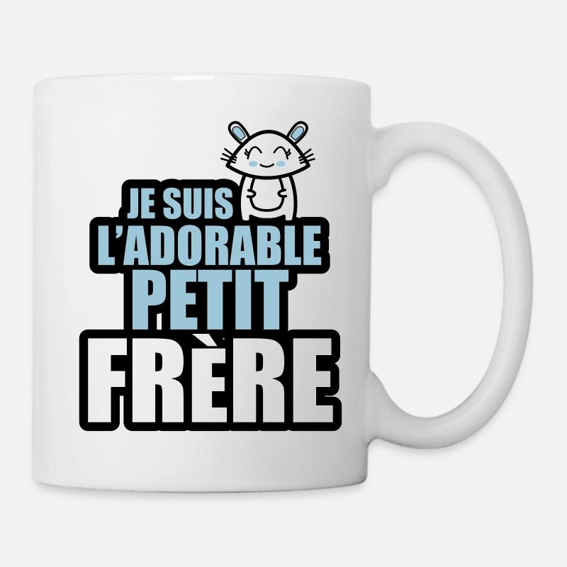je suis l'adorable petit frère - Mug blanc - blanc