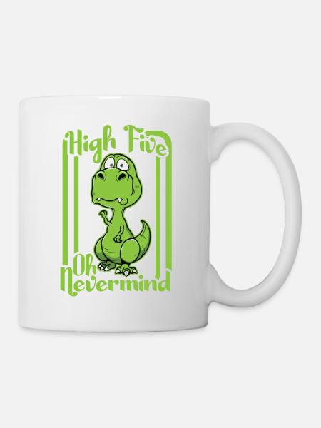 High five - Mug - white
